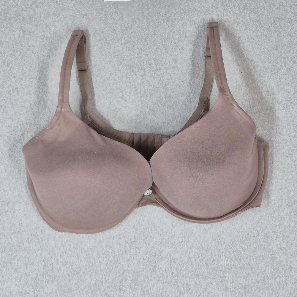 Cacique Women Bra 40G Brown Boost Plunge Push Up Underwired Strap
